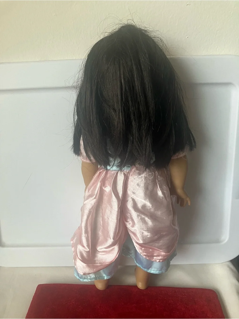 American Girl Truly Me 25 Doll Black Hair Brown Eyes Cecile Rey Parlor Gown 18